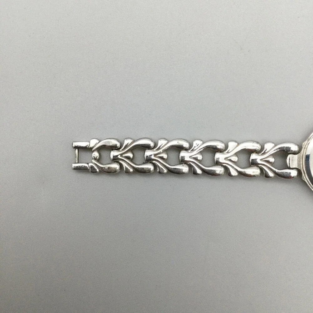 Armitron Diamond Now Watch Women 22mm Silver Gold Two Tone New Battery 6